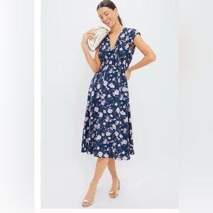Tuckernuck Hyacinth House midi dress in floral